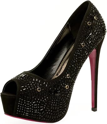 jeweled pumps