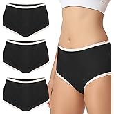 Carer Incontinence Underwear for Women Washable 3 Pack Incontinence Briefs Leak Proof Underwear for Women Incontinence Panties Leak Protection High Absorbency Bladder Control Underwear for Womens