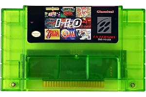 AQUABOD Classic Edtion Super Games 110 in 1 Multi Game Cartridge for SNES -16 Bit Retro, Classic Game Consoles
