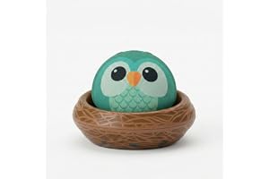 Echo Dot (5th Gen, 2022 release) Kids | Designed for kids, with parental controls | Owl | & the Owl Nest Stand