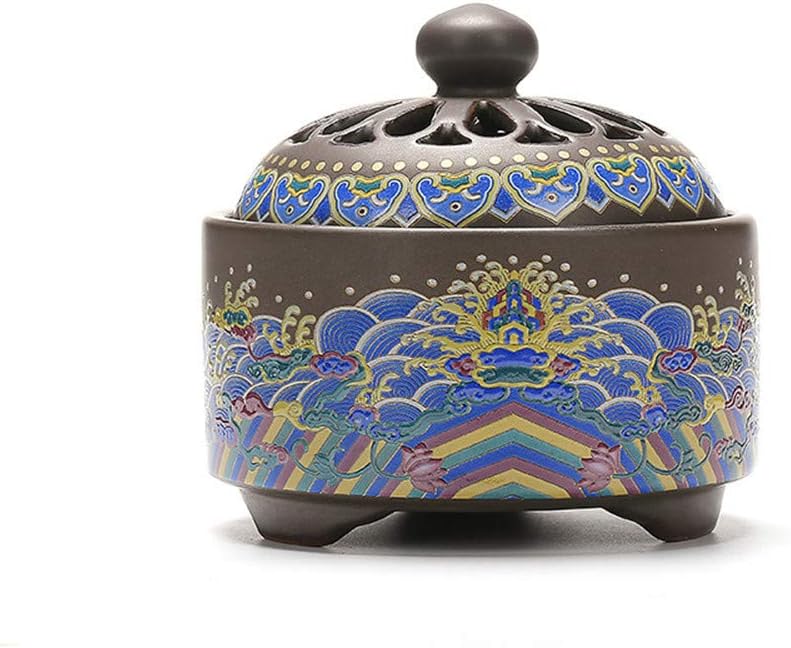 FFDGHB Reflow Incense Burner Rack, Incense Burner Burner Incense Burner Crafts Ornaments Backflow Aromatherapy Furnace For Home Decoration Crafts 10 * 9.3 * 8.4Cm