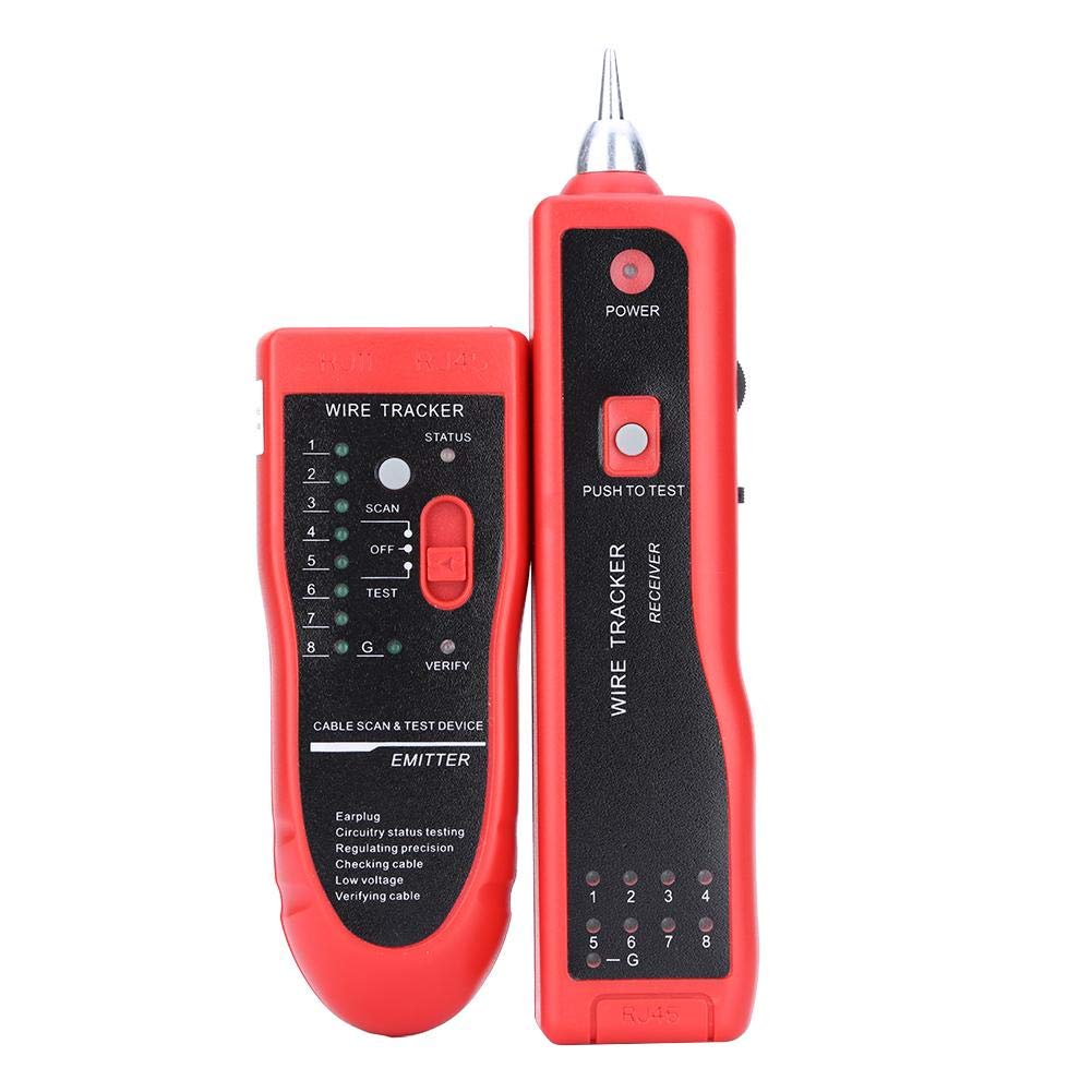 LAN Ethernet RJ45 RJ11 Network Cable Tester With Earphones Telephone Wire Tracer Line Tester Finder Checker