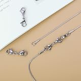 Grevosea 4 Double Lobster Clasp Extender, Stainless Steel Jewelry Connectors view 7
