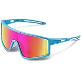 Kegrimi Sports Baseball Cycling Sunglasses for Men: Polarized Sunglasses for Women Youth UV400 Protection Running