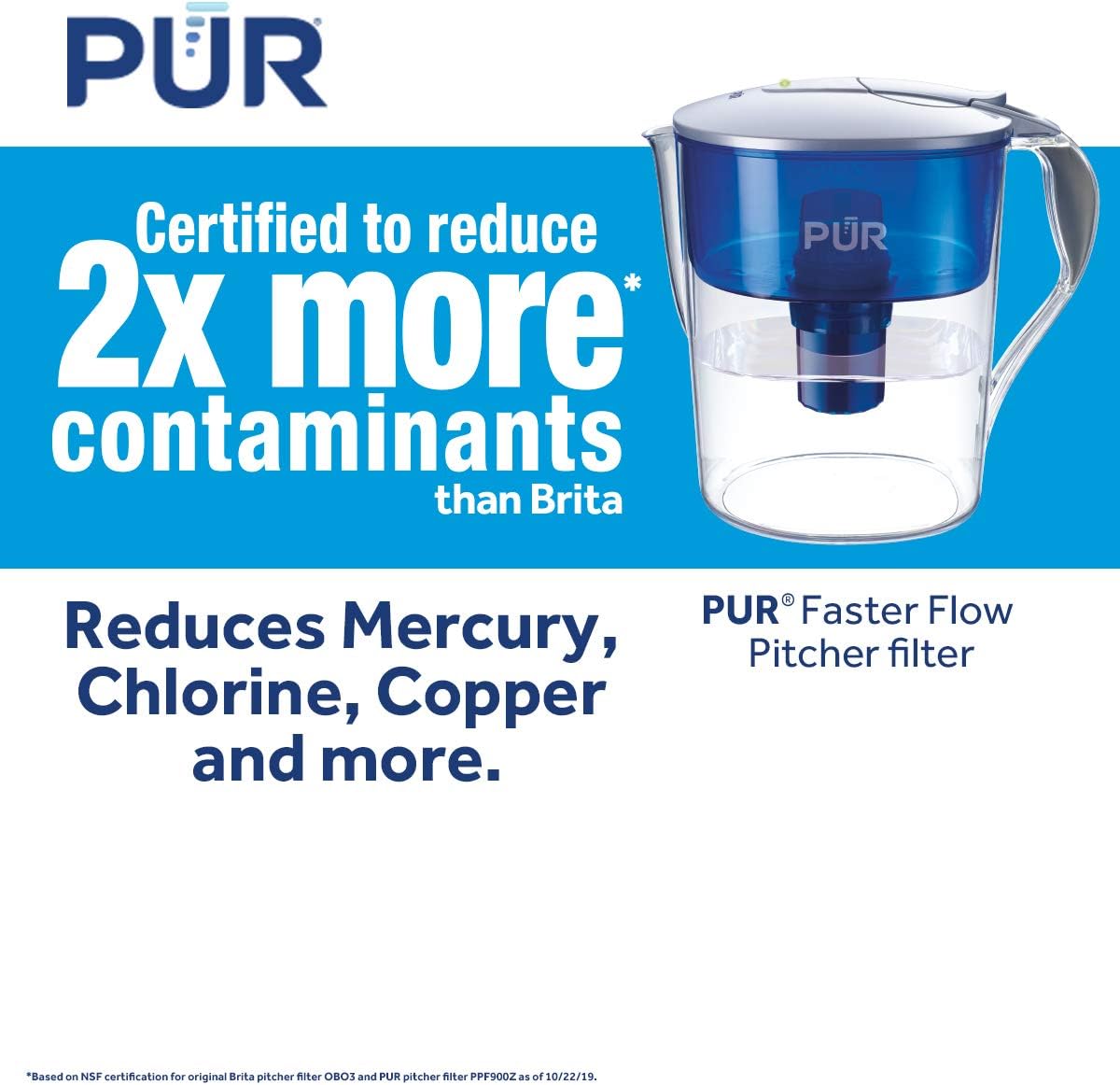 Amazon Com Pur Cr1100cv 11cup Classic Water Filtration Pitcher