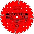 Freud Thin Kerf Rip Saw Blade with Premium Tico Hi-Density Carbide Ripping Blend for Maximum Performance - 10" Diameter, 24 Teeth, .071" Plate, Flat Grind - LU87R010
