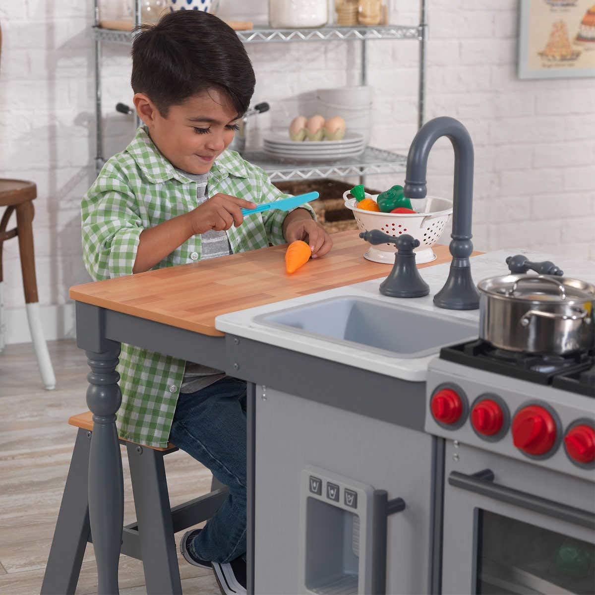 chef's cook n create island play kitchen