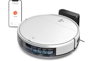 UMMUND Robot Vacuum and Mop Combo, 2 in 1 Robotic Vacuum Cleaner, with WiFi/App/Voice, Schedule Settings, Self-Charging, Ideal for Hard Floor, Pet Hair and Low Pile Carpet