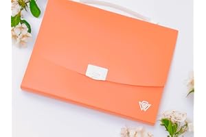 Expanding File Folders, File Organizer 13 Pockets, File Holder with Buckle Closure, A4 Paper Document Organizer for Home Scho