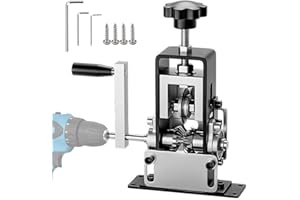 Wire Stripper Machine, Wimayo Manual Copper Wire Stripping Machine for 1-20mm Wire/Cable Recycling, Drill Powered Scrap Wire 