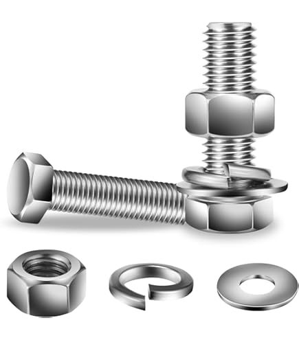 Hillman 3/8 X 4 Inch Stainless Steel Hex Bolts - 5 Pack, Fully Threaded, Corrosion Resistant