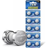 10 Pack SR626SW 377 Watch Batteries 1.55V Silver Oxide Button Cell Battery | 376 AG4 LR626, Long-Lasting and Leak-Resistant for Calculators