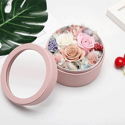 Fleur De Savon Boîte De Cadeau De Roses Jamais Fanées