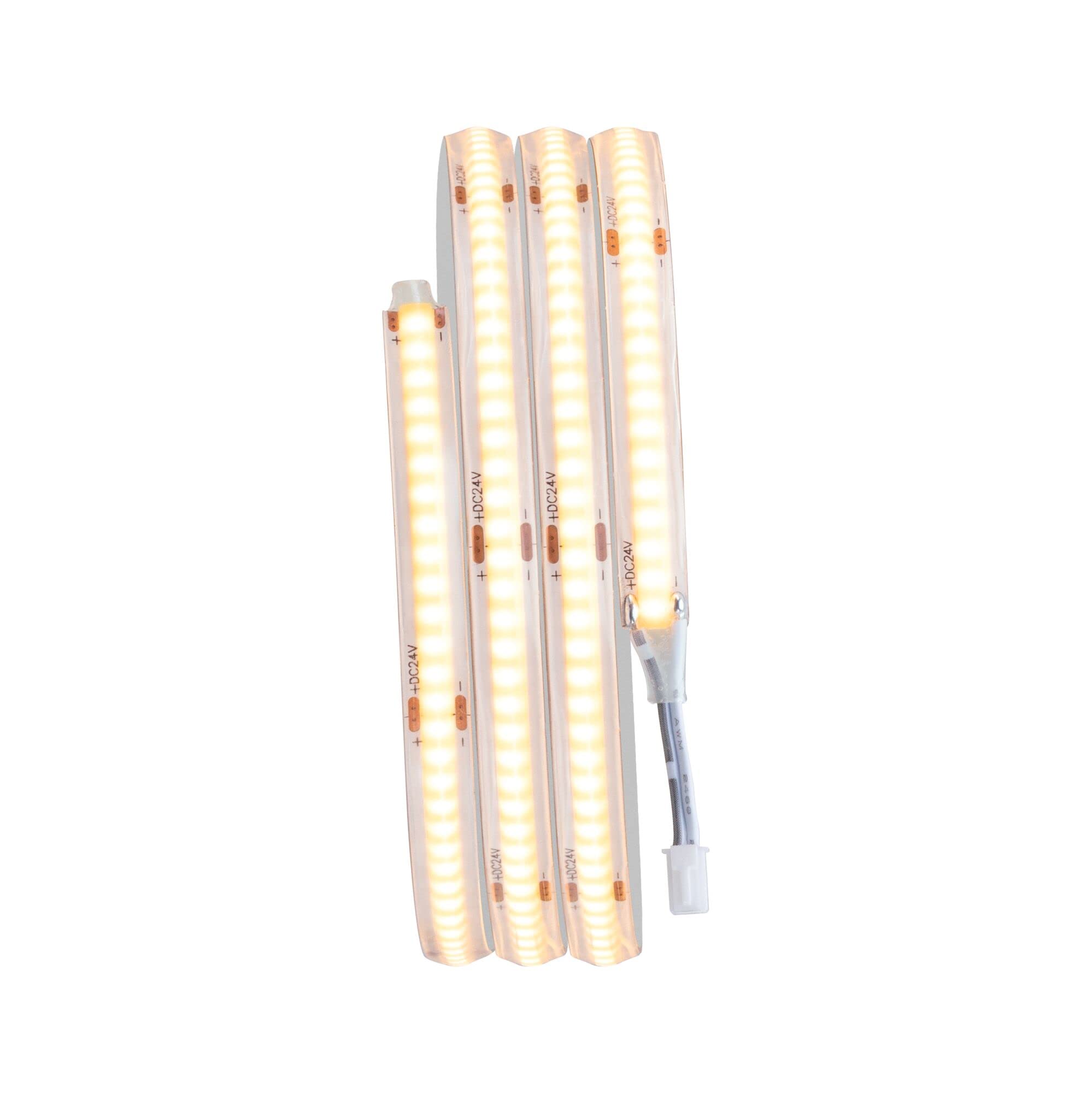Paulmann 78424 LumiTiles LED COB Slim Strips Set 1m incl. 1x3W Warm White, White Splash Protection Plastic Light Strips 2700K โ image 1
