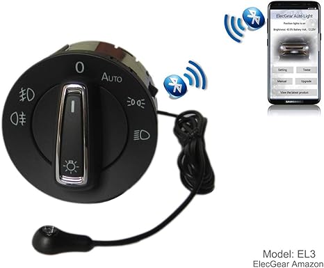 Módulo del sensor de la luz del interruptor del faro del coche Módulo