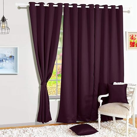 Buy Story Home Blackout Eyelet 2 Piece Faux Silk Ring Top Window