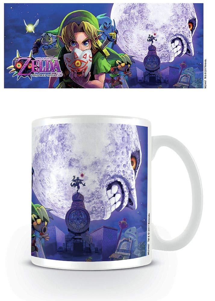The Legend of Zelda Pyramid International (Majora's Mask Moon) Official Boxed Ceramic Coffee/Tea Mug, Multi-Colour, 11 oz/315 ml