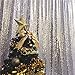 Trlyc 2X8FT Christmas Silver Sequin Curtain Sparkle Sequin Curtain for Wedding Party