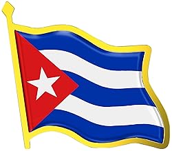 Cuba Flag Lapel Pin - Enamel Metal National Badge