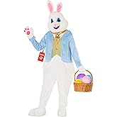Morph Deluxe Easter Bunny Costume Adult, Bunny Suit, Easter Costumes for Adults, Rabbit Costume Adult
