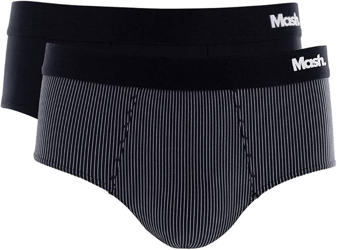 Kit com 2 Cuecas Slip Microfibra, Mash, Masculino