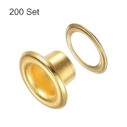 HARFINGTON 200 Set Color Round Grommets 5mm