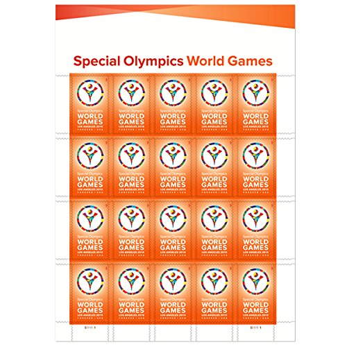 US 4986 Special Olympics World Games Forever Stamps Sheet of 20 By USPS