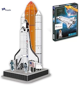Clever & Happy Space Shuttle Discovery 3D Puzzle (87 Pieces)