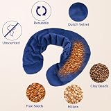 Aroma Season Microwave Heat Pad Neck Shoulders Blue view 2