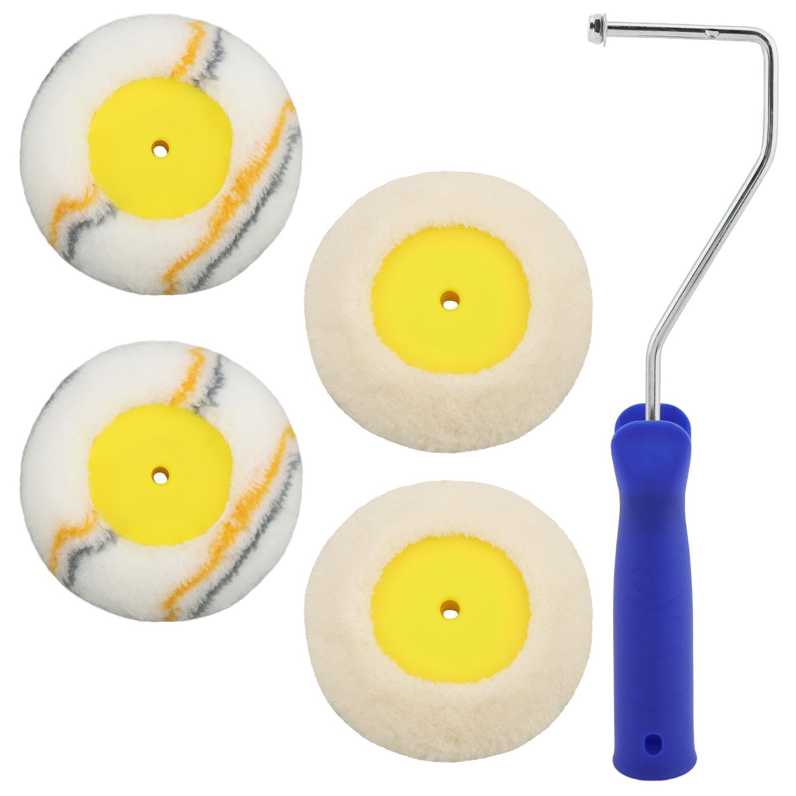 Photo 1 of ***MISSING PARTS***Corner Edger Paint Roller Corner Paint Roller Drywall Corner Roller Tool Corner Paint Roller Kit Paints Edger Corner Paint Roller Tool for Home Office Wall***MISSING PARTS***