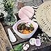 monbento - MB Lib Litchi pink leakproof bowl holds soups salads pasta - BPA free - Food grade safe