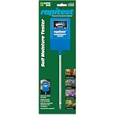 Luster Leaf/Rapitest Soil Moisture Tester for Containers, Lawns and Gardens | Soil Testing Supplies, Soil Moisture Probes, Garden Tools, Plant Care, rapitest 1810 Moisture Meter, Analog Display, Measures