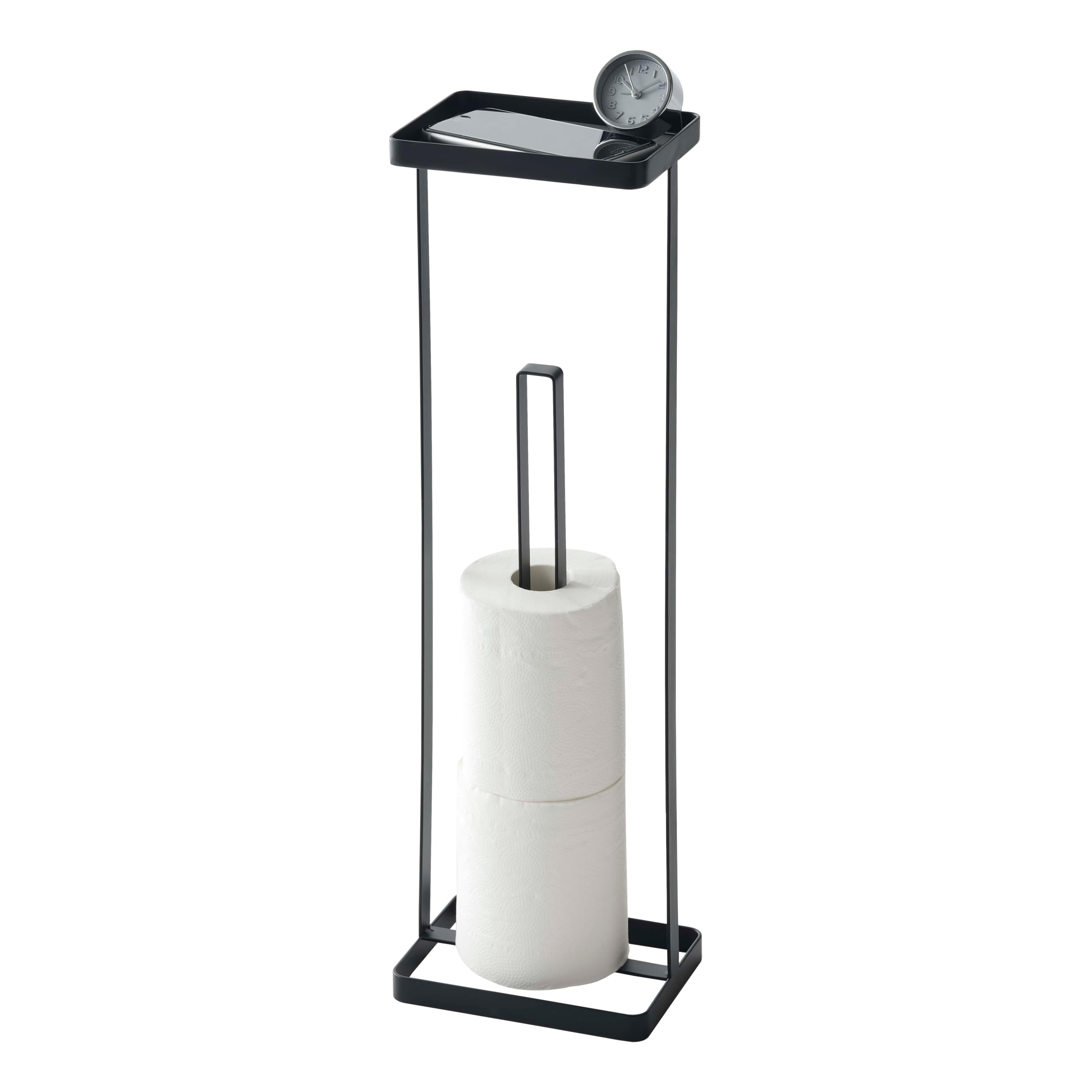 Yamazaki Toilet Paper Holder, Black, One size, 7740