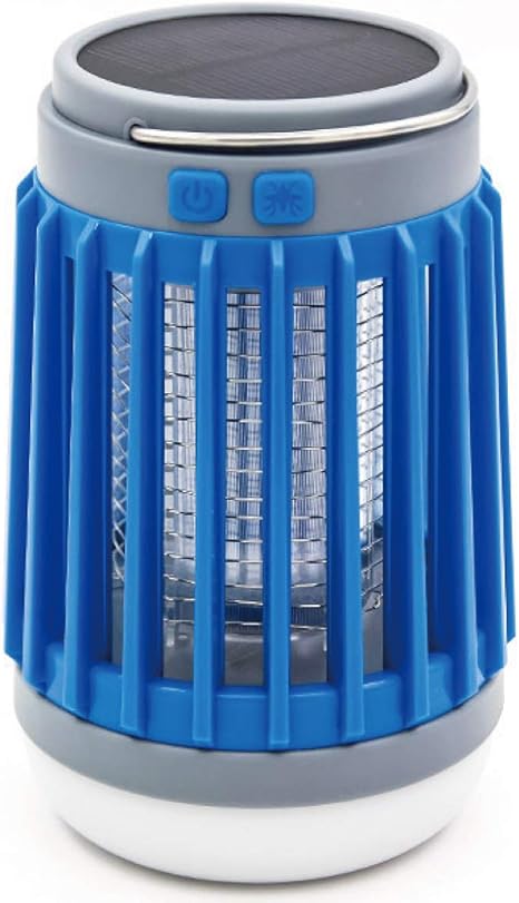 Amazon 虫除け 虫よけ Led ランタン 懐中電灯 Uv ライト 殺虫機 電撃蚊取り器 ソーラー 充電 4段階 切り替え 長持ち 吊り下げ 据え置き キャンプ 防災用具 釣り 薬剤不使用 捕虫器 リビング 玄関 アウトドア S E ブルー 捕虫器