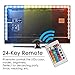XCSOURCE 39inches LED TV Bias Lighting Backlight Strip RGB Changing Color Remote Control Strip Kit, USB Powered, Ambient Background Lighting for HDTV TV PC Monitor LD1097