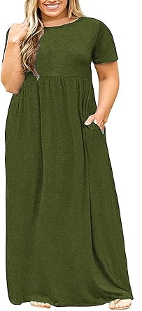 casual plus size maxi dresses