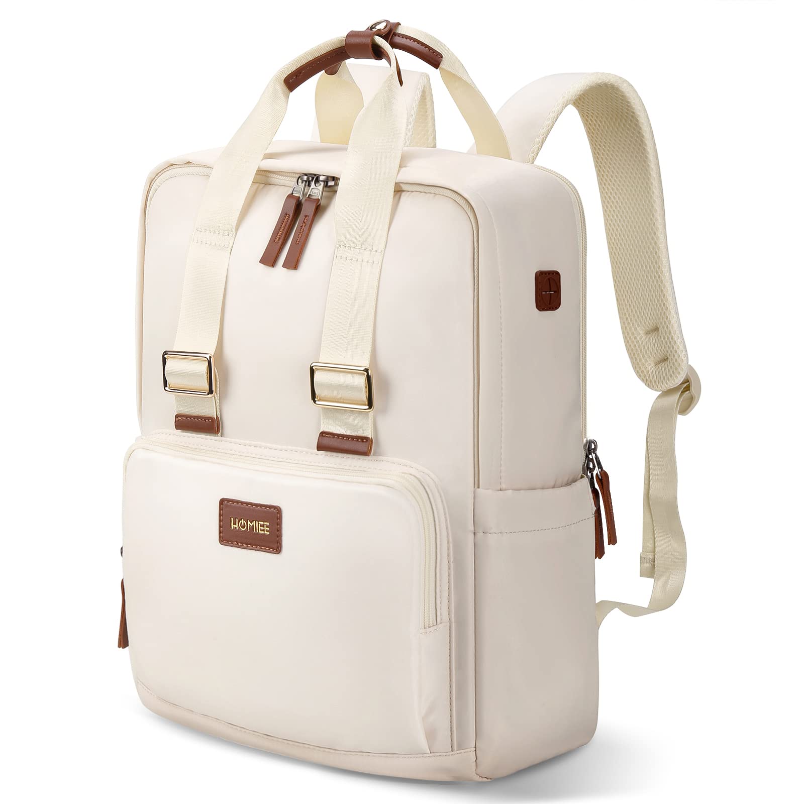 [HOMIEE] リュック レディース 通学 通勤 大容量 おしゃれ 大人用 軽量 バックパック 高校生 A4 防水 15.6インチPC ビジネス バッグ 旅行 出張 リュックサック マザーズ メンズ USB充電 多機能 人気 バレンタインデー ギフト プレゼント商品画像