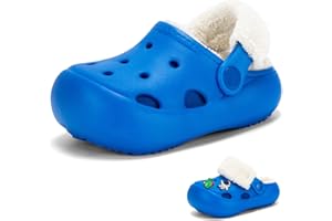 LEDINEY Toddler Classic Clogs Skin-Friendly Comfy Lightweight 丨Boys Girls Slip On Water Shoes