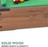 Power Play Pool Table Game 20 Inch Portable Wooden Tabletop view 4