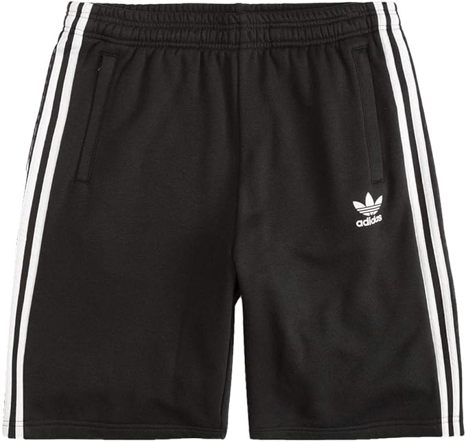adidas 3 stripes french terry shorts