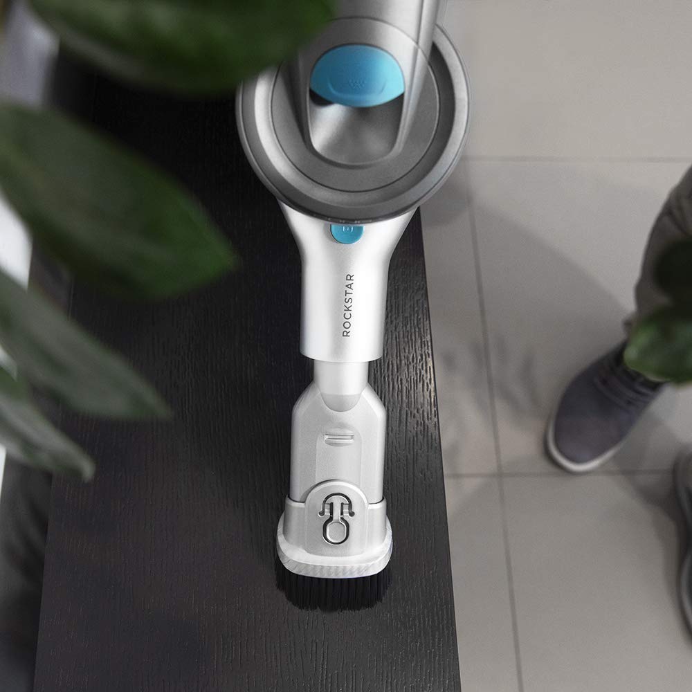 Tecnología Ciclónica 20 KPA Máxima Eficiencia hasta 50 min de Autonomía  Aspirador 3 en 1 Cecotec Aspirador Escoba Vertical y de Mano Conga Rockstar  100 Vital 320W Motor Digital Brushless Aspiración, limpieza