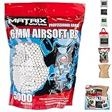 Evike Matrix Match Grade 6mm Airsoft BB - BLK or WHT / 0.20g to 0.43g / 1000 to 100000 RDS