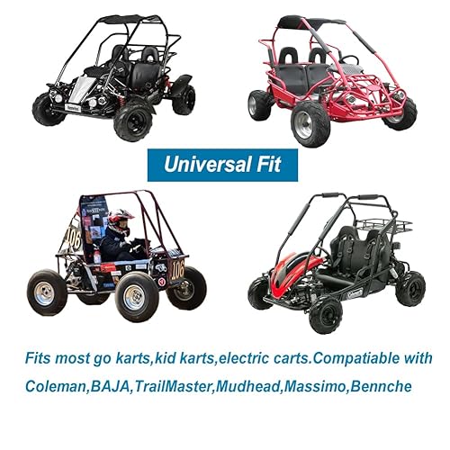 QYMOTO Go Kart Cover, Fit Coleman KT196 Go Kart Accessories