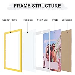 Vittanly 12x16 Picture Frame, Engineered Wood with