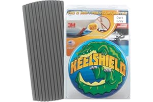 Gator Guards KeelShield Keel Guard - Helps Prevent Damage, Scars and Scratches - DIY Installation - Compatible with Fiberglass and Most Aluminum Boats - Made in The USA - 4’ to 12’ Lengths