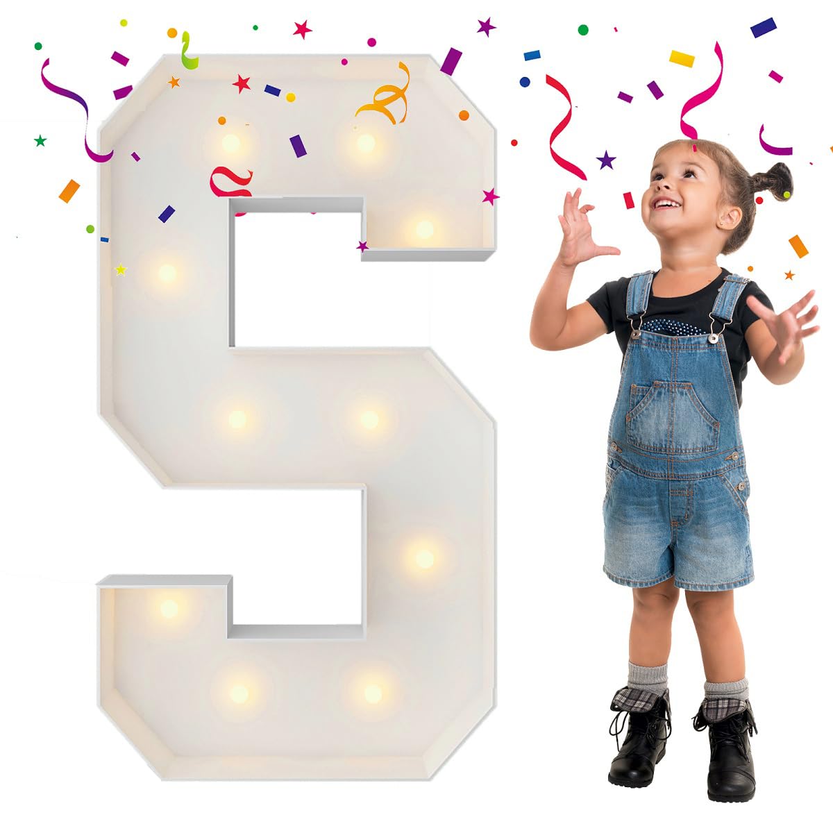 Photo 1 of 3FT Marquee Light Up Letters, Large Marquee Letters, Mosaic Balloon Frame Big Letter For Engagement Wedding Decorations Birthday Party Backdrop Decor, Balloon Arch Kit Letter S