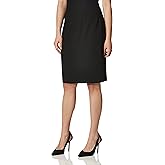 Calvin Klein Womens Classic Fit Straight Lux Suit Skirt (Regular and Plus Size)