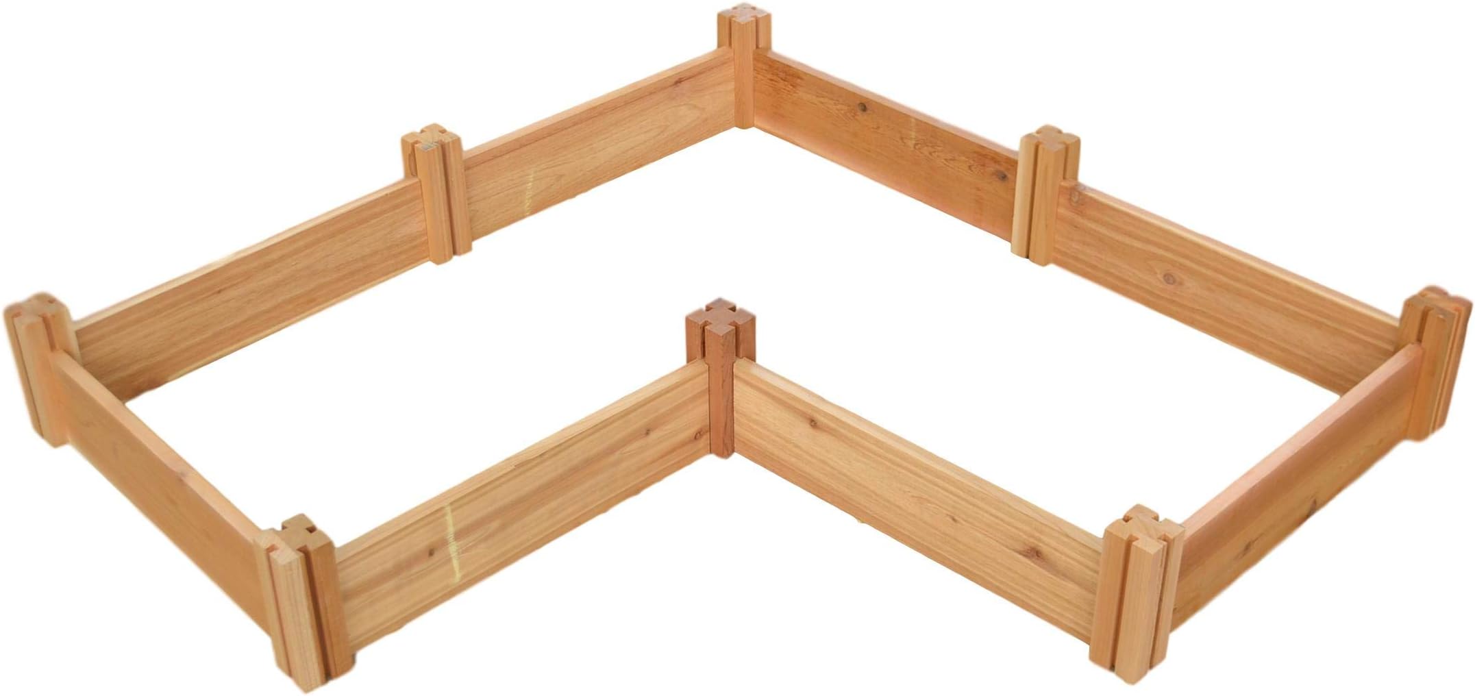 Poole and Son's Rustic Solid Wooden Cedar Raised Garden Kit