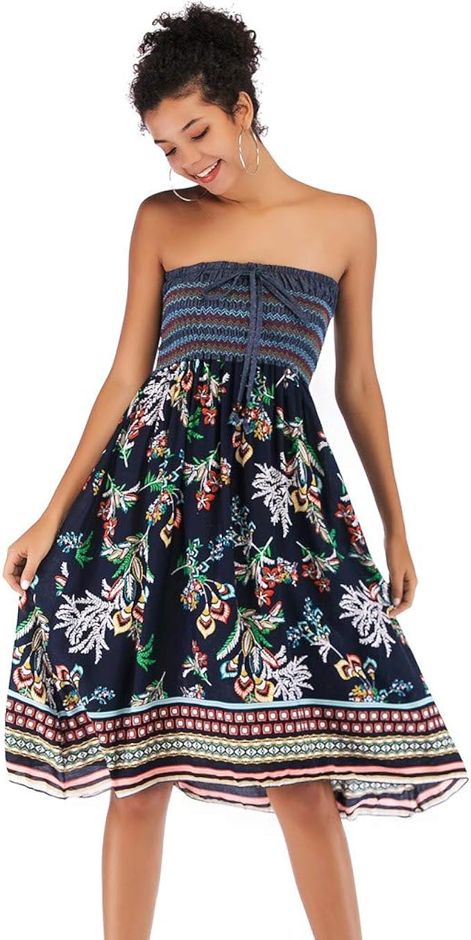 casual bandeau dress