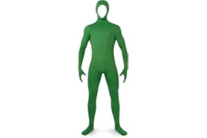 Spooktacular Creations Mens Halloween Costume Open Face Bodysuit Jumpsuit, Zentai Costume Bodysuit for Halloween Party